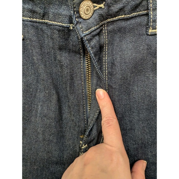 Judy Blue Jeans Womens 32 Blue Mom Jean Dark Wash Stretch High Rise Denim - Picture 5 of 13